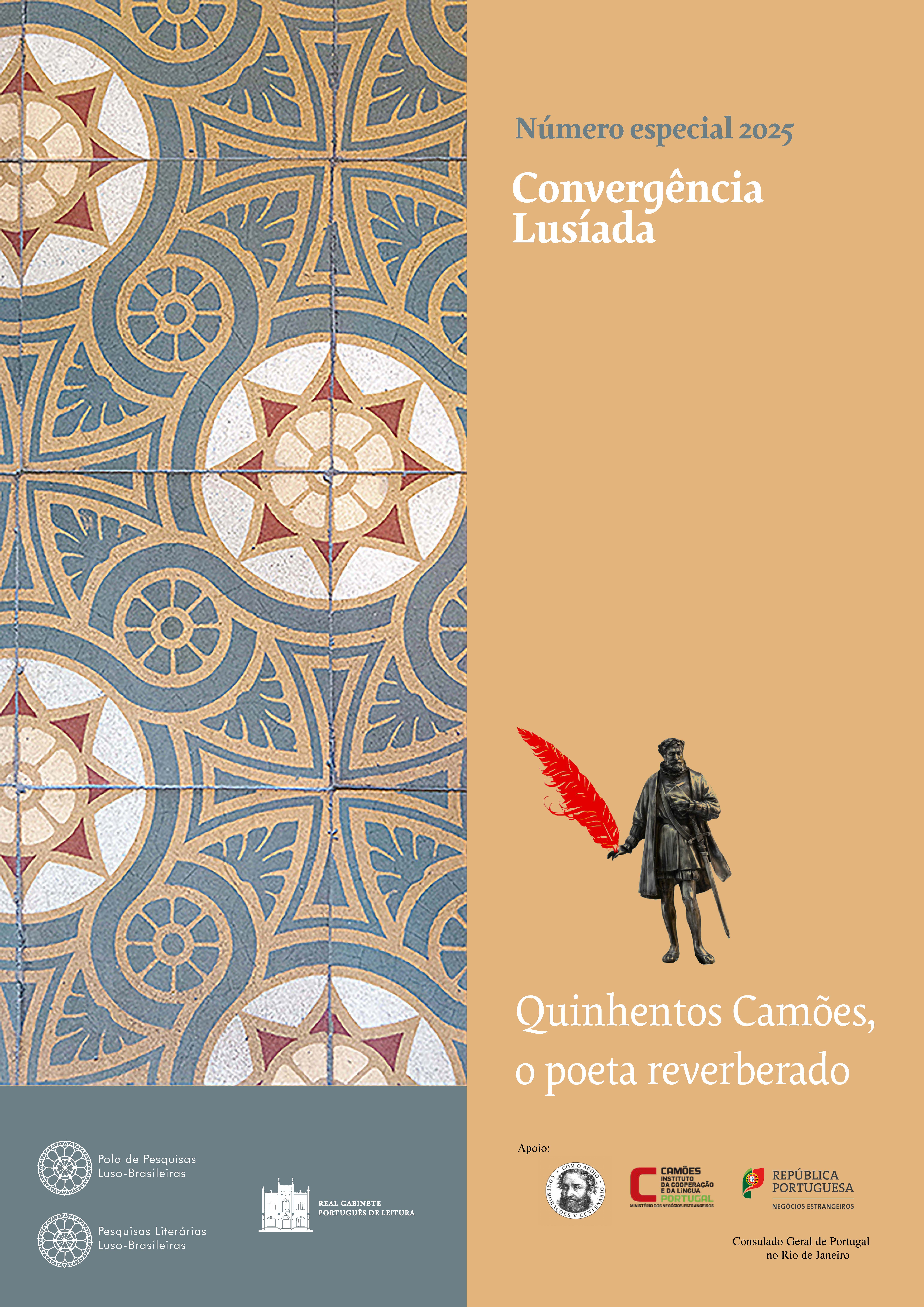capa da Convergência Lusíada Especial sobre Camões - parte 1